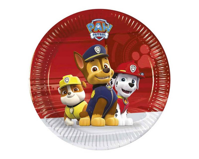 Procos Pappteller Pappteller Paw Patrol Ready for Action 8St20cm FSC von Procos