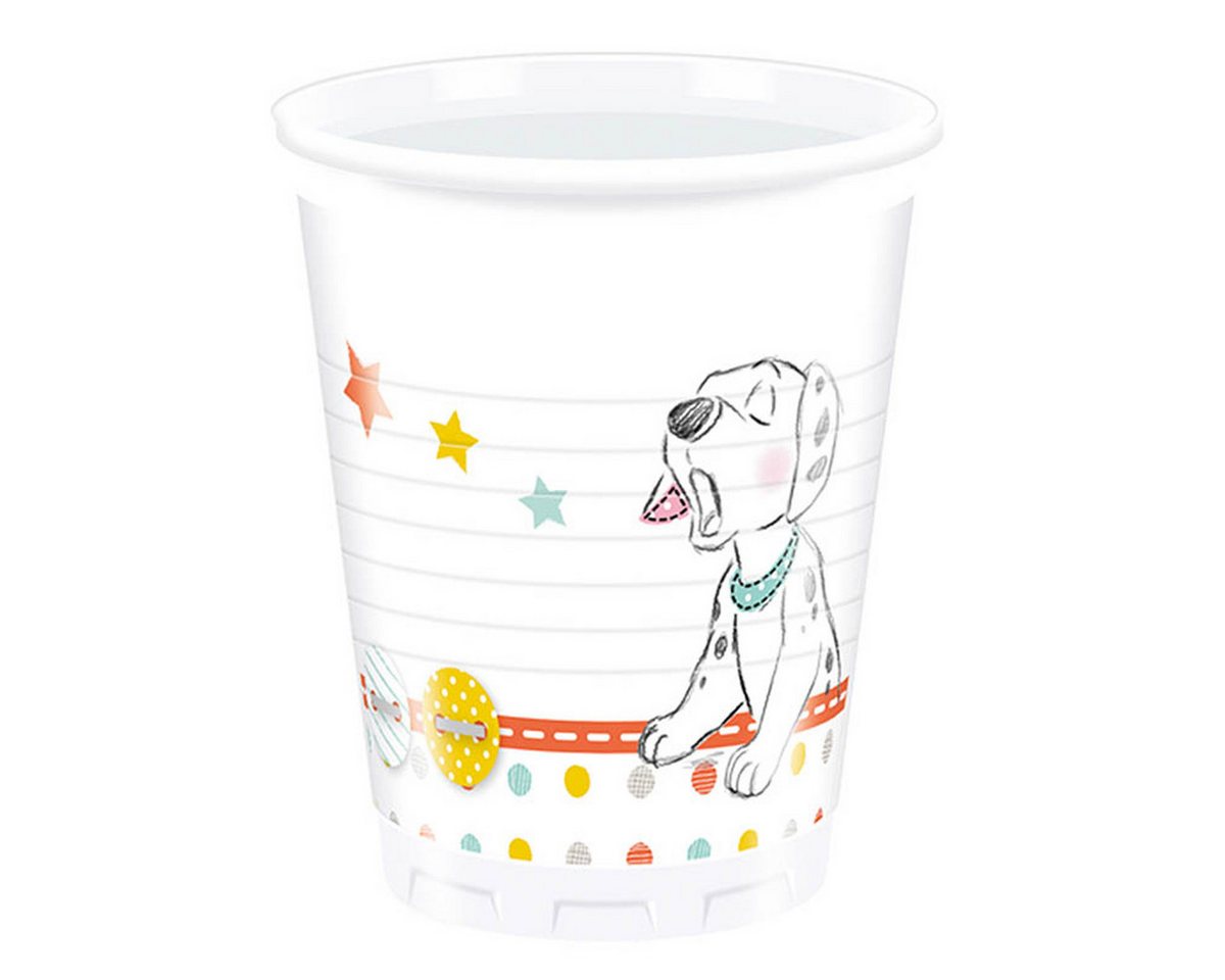 Procos Hängedekoration Plastikbecher Baby Shower Disney 200ml/8Stk. von Procos