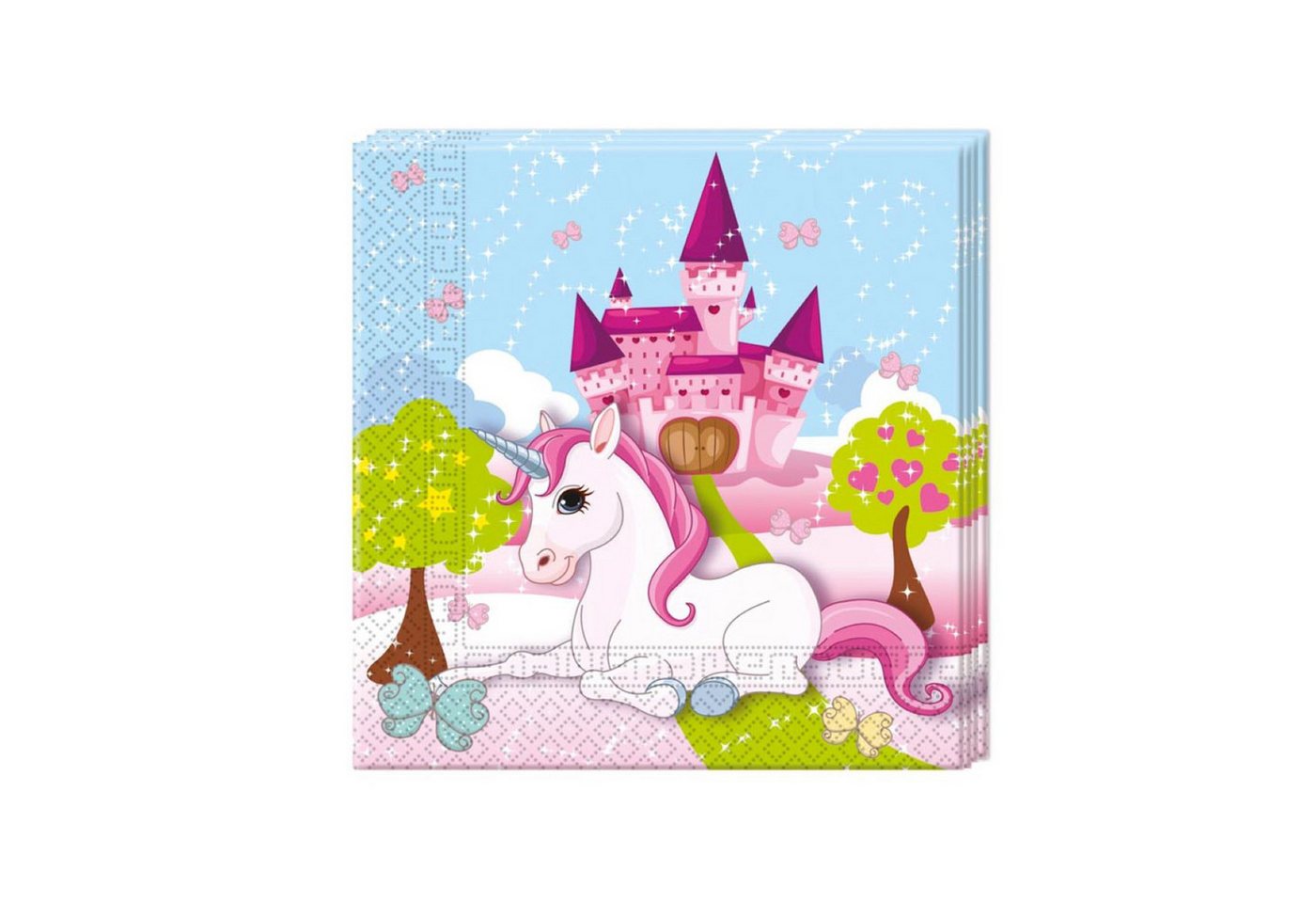 Procos Hängedekoration Servietten 'Einhorn', 20 Stk./33x33cm Procos Hängedekoration Servietten 'Einhorn', 20 Stk./33x33cm von Procos