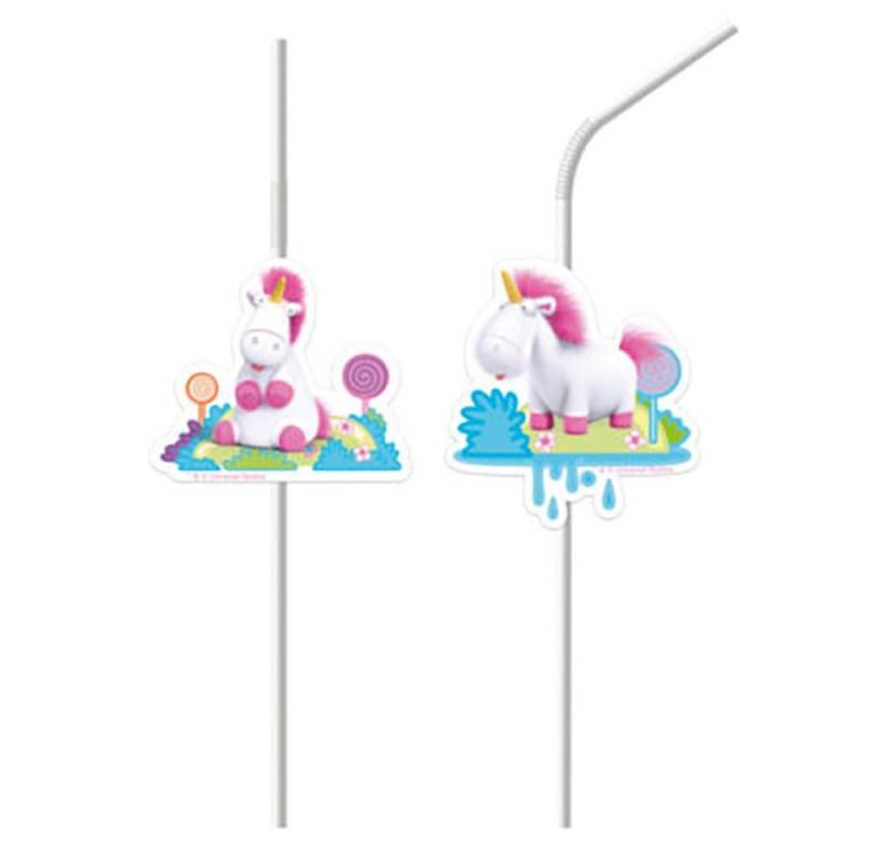Procos Hängedekoration Strohhalm PVC Fluffy 6Stk. von Procos