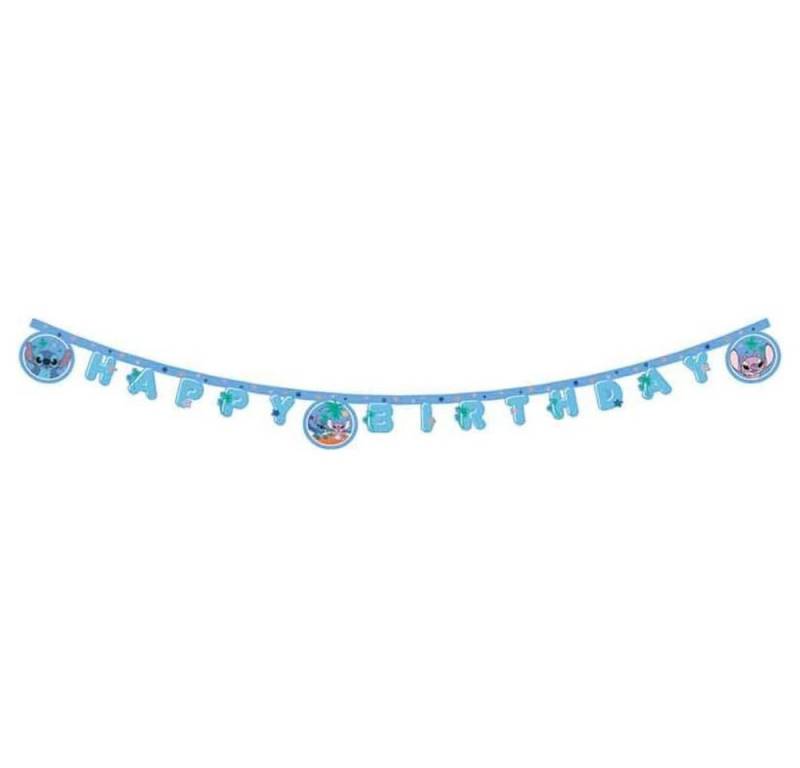 Procos Luftschlange Stitch - Girlande - Happy Birthday - ca. 200 cm Procos Luftschlange Stitch - Girlande - Happy Birthday - ca. 200 cm von Procos