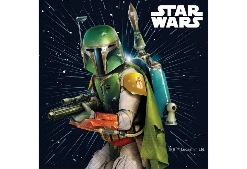 Procos Papierdekoration 20 Servietten 2-lagig 33x33cm Star Wars Galaxy Procos Papierdekoration 20 Servietten 2-lagig 33x33cm Star Wars Galaxy von Procos