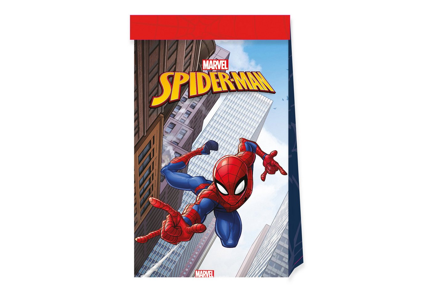 Procos Papierdekoration 4 FSC Papier Partytüten Spider-Man Crime Fighter von Procos