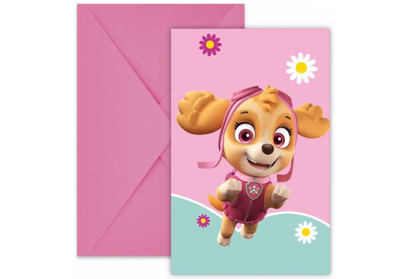 Procos Papierdekoration 6 Einladungskarten Paw Patrol Skye And Everest Procos Papierdekoration 6 Einladungskarten Paw Patrol Skye And Everest von Procos