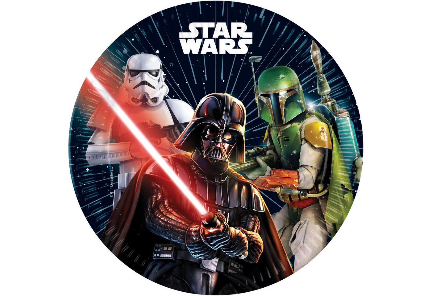 Procos Papierdekoration 8 FSC Teller Pappe 23 cm / 9 inch Star Wars Galaxy Procos Papierdekoration 8 FSC Teller Pappe 23 cm / 9 inch Star Wars Galaxy von Procos