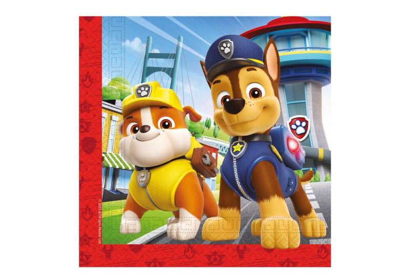 Procos Papierserviette 20 Servietten 2-lagig 33x33cm Paw Patrol - Rescue Heroes von Procos