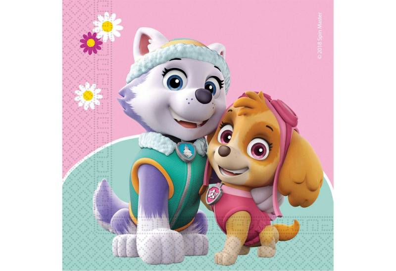 Procos Papierserviette 20 Servietten 2-lagig 33x33cm Paw Patrol Skye And Everest Procos Papierserviette 20 Servietten 2-lagig 33x33cm Paw Patrol Skye And Everest von Procos