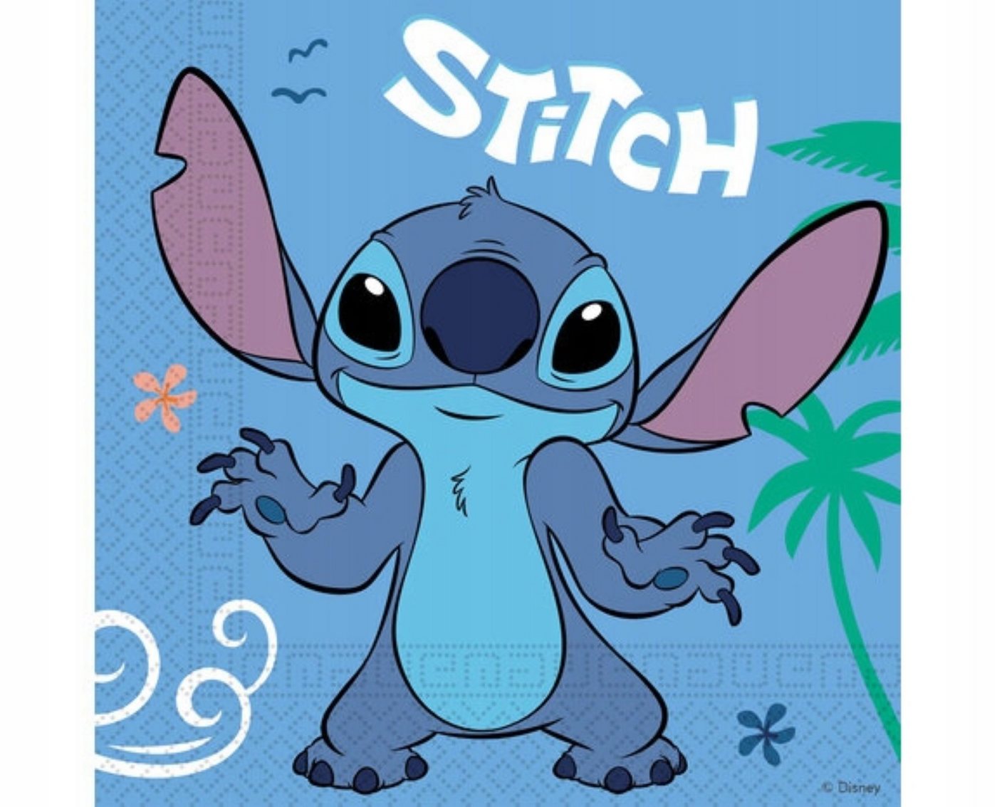 Procos Papierserviette Papierservietten Stitch & Angel 33x33 cm – 20-lagig Procos Papierserviette Papierservietten Stitch & Angel 33x33 cm – 20-lagig von Procos