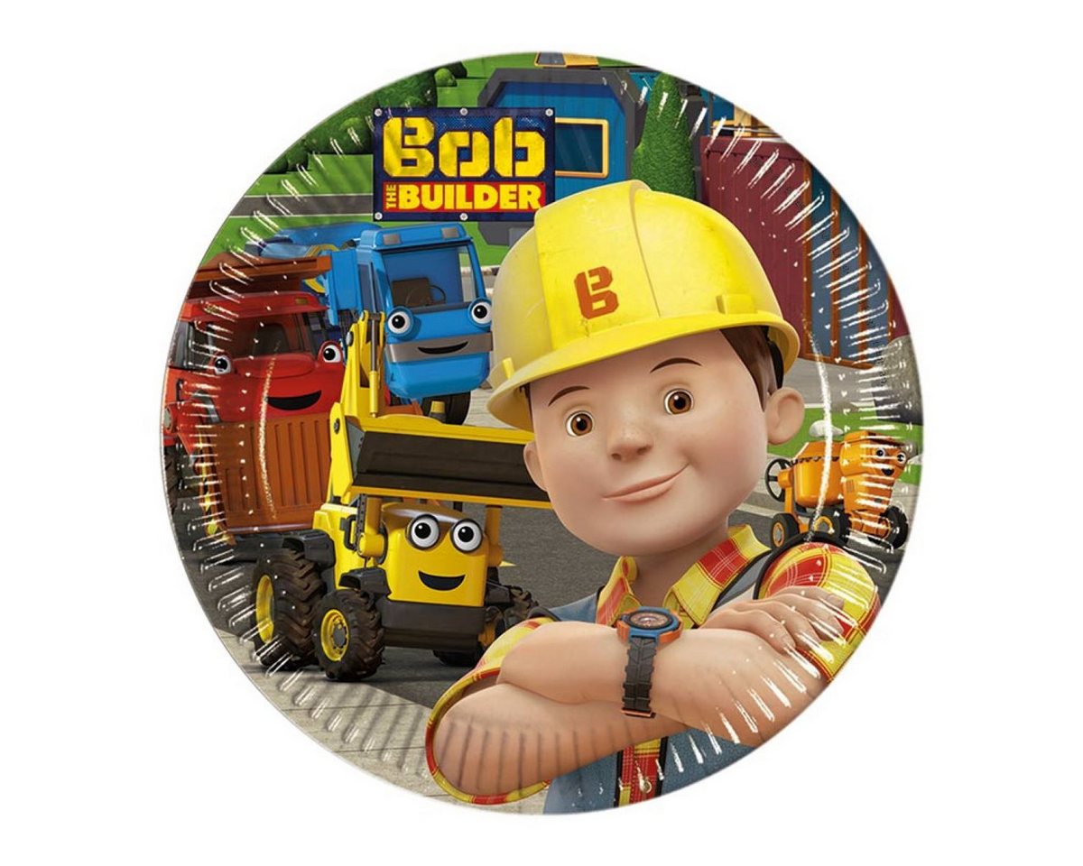 Procos Pappteller Pappteller Bob the Builder 20cmØ/8St. von Procos