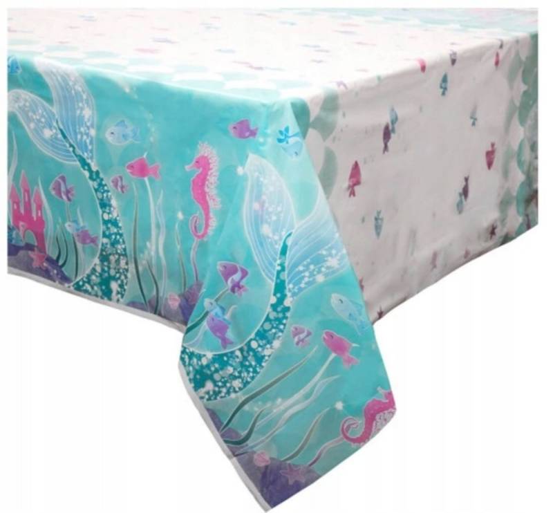 Procos Tischdecke Folientischdecke Meerjungfrau Unterwasserwelt 137x213 cm von Procos