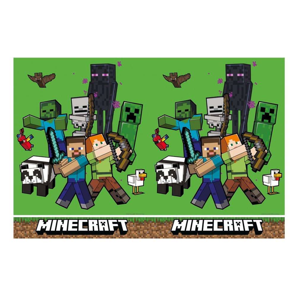 Procos Tischdecke Minecraft - Tischdecke - ca. 180 x 120 cm Procos Tischdecke Minecraft - Tischdecke - ca. 180 x 120 cm von Procos
