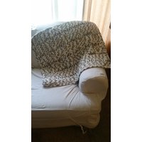 Kuschelige Blue & Tan Baby Decke von Procrastiknitters