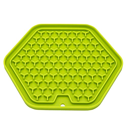 Ladi-Mat Schleckmatte - 6 Eckig 22 cm - Silikongummi - widerstandsfähig - Spülmaschinen geeignet - langlebig. Ladi-Mat Schleckmatte - 6 Eckig 22 cm - Silikongummi - widerstandsfähig - Spülmaschinen geeignet - langlebig. von Procyon