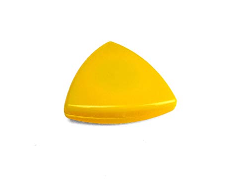 prodecoshop Dekomagnet - Gardinenmagnet – Magnetgriff - Magnetpin - Dreieck ca. 4 cm - starker Halt - gelb von prodecoshop