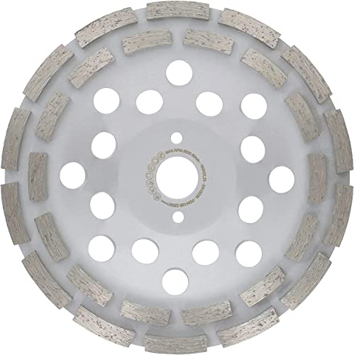 PRODIAMANT Premium Diamant-Schleiftopf 180mm Beton universal 180 mm x 22,2 mm Schleifscheibe doppelreihig Bauhöhe 26 mm von PRODIAMANT