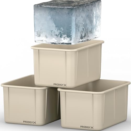 PRODIGY X Eiswürfelform für Eisbad – 3er-Pack – XL-Größe – Silikon-Eiswürfelformen für den Gefrierschrank – große Eisblockform, extra große Eiswürfel für kaltes Eintauchen PRODIGY X Eiswürfelform für Eisbad – 3er-Pack – XL-Größe – Silikon-Eiswürfelformen für den Gefrierschrank – große Eisblockform, extra große Eiswürfel für kaltes Eintauchen von Prodigy X