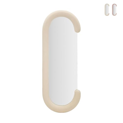 Produce Shop Moderner Spiegel zur Wand- oder Bodenmontage aus Samt 60x160cm Chantal - Creme Produce Shop Moderner Spiegel zur Wand- oder Bodenmontage aus Samt 60x160cm Chantal - Creme von Produce Shop
