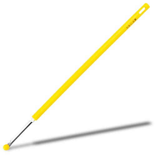 Seki Japan Egg Mix Stick, Egg Yolk and White Strring Stainless Steel Blade, Chalaza Removal Parts, with Safety Cover Yellow von Product of Gifu Japan