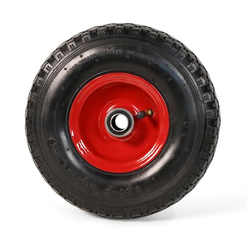 Produkt Pro 10" Rotes Luftrad 3.00-4 (260x85) für 20mm Achswelle von ProductPro