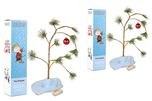 Charlie Brown Weihnachtsbaum mit Linus's Decke, 61 cm, 2er-Pack Charlie Brown Weihnachtsbaum mit Linus's Decke, 61 cm, 2er-Pack von PRODUCTWORKS