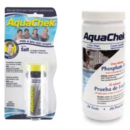 Productos QP - Aquacheck Reaktivstreifen, Streifen mit 2 Parametern : Chlor und PH, ideal für Pools und Spas von Productos QP
