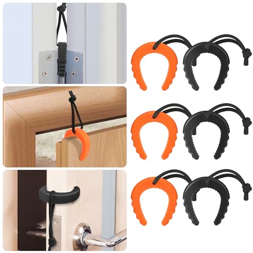 Profasion First Responder Türstopper, Türstopper für Strafverfolgung, Polizei, Rettungsdienste, Türstopper, Keil, Schwarz und Orange, 6 Stück Profasion First Responder Türstopper, Türstopper für Strafverfolgung, Polizei, Rettungsdienste, Türstopper, Keil, Schwarz und Orange, 6 Stück von Profasion