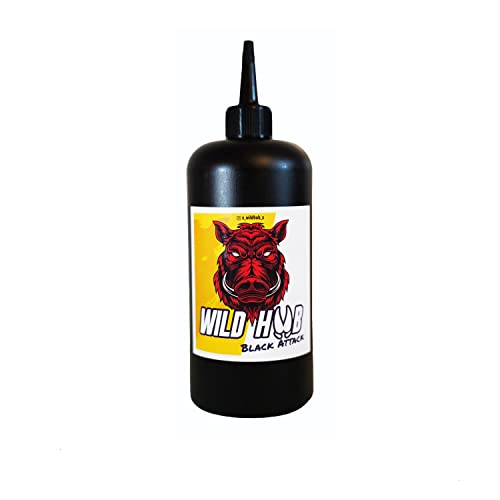 Professor Optiken WILD HUB Black Attack - Premium Lockmittel/Kirrmittel für Schwarzwild/Sauen (500ml) | Duftstoff/Kirrmittel - extrem gut geeignet zum Anlocken von Schwarzwild | für Jagd/Jäger von Professor Optiken