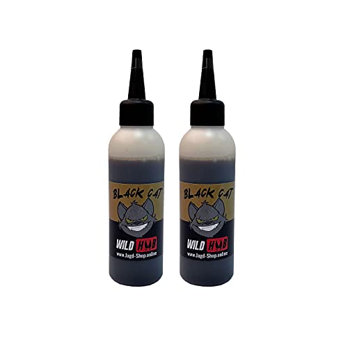 WILD HUB 2er-Set Premium "Black Cat" - Lockmittel / Lockstoff / Köder für Katzen, 100ml | Duftstoff - extrem gut geeignet zum Anlocken von Hauskatzen / Haus-Katzen | Katzenköder / Katzenlockmittel WILD HUB 2er-Set Premium "Black Cat" - Lockmittel / Lockstoff / Köder für Katzen, 100ml | Duftstoff - extrem gut geeignet zum Anlocken von Hauskatzen / Haus-Katzen | Katzenköder / Katzenlockmittel von Professor Optiken