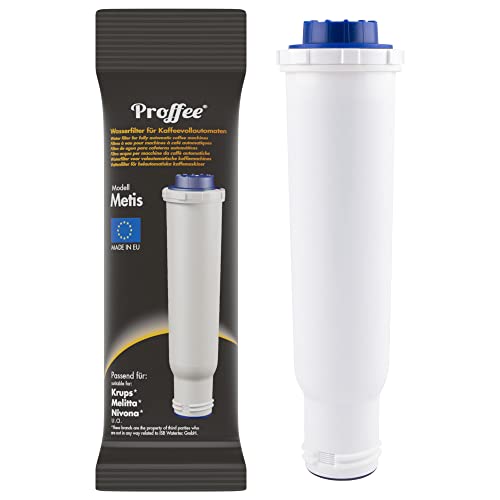 Proffee Metis | 1x Wasserfilter kompatibel mit Krups F088 Aqua Filter System - Melitta Pro Aqua Wasserfilterpatrone - Nivona NIRF700 NIRF 700 Frischwasserfilter für Kaffeevollautomaten Kaffeemaschinen Proffee Metis | 1x Wasserfilter kompatibel mit Krups F088 Aqua Filter System - Melitta Pro Aqua Wasserfilterpatrone - Nivona NIRF700 NIRF 700 Frischwasserfilter für Kaffeevollautomaten Kaffeemaschinen von Proffee