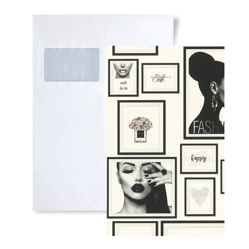 PROFHOME 1 MUSTERSTÜCK S-369181-GU DIN A4 MUSTER der Collage Tapete PROFHOME 1 MUSTERSTÜCK S-369181-GU DIN A4 MUSTER der Collage Tapete von Profhome