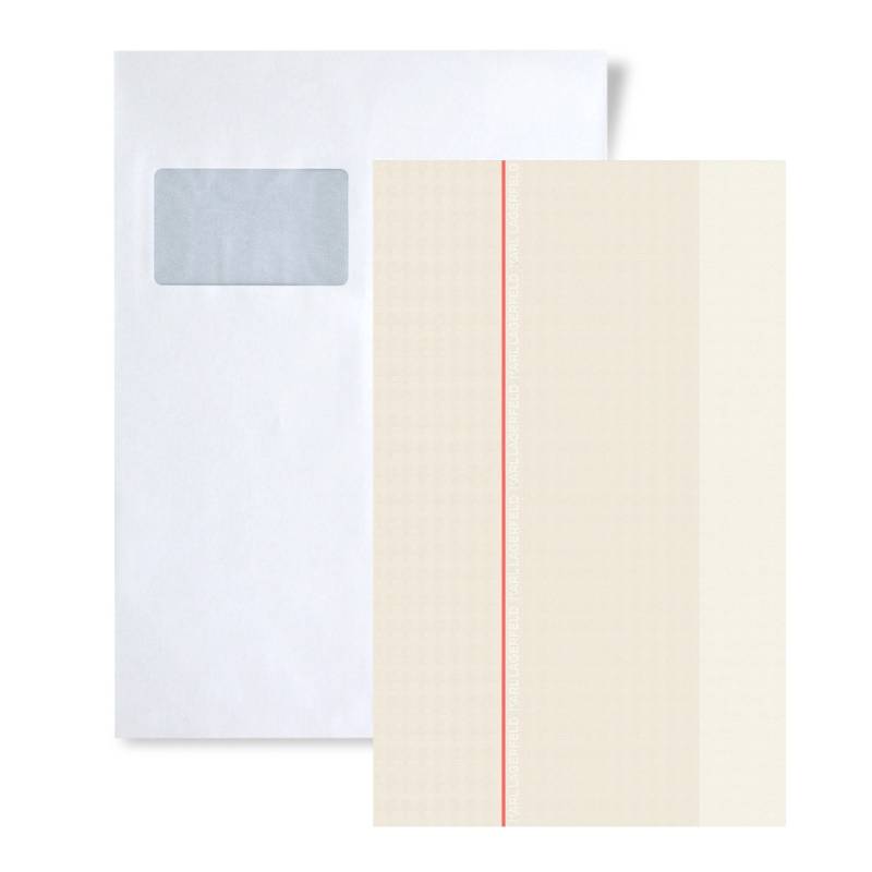 PROFHOME 1 MUSTERSTÜCK S-378483-GU DIN A4 MUSTER der Streifen Tapete von Profhome