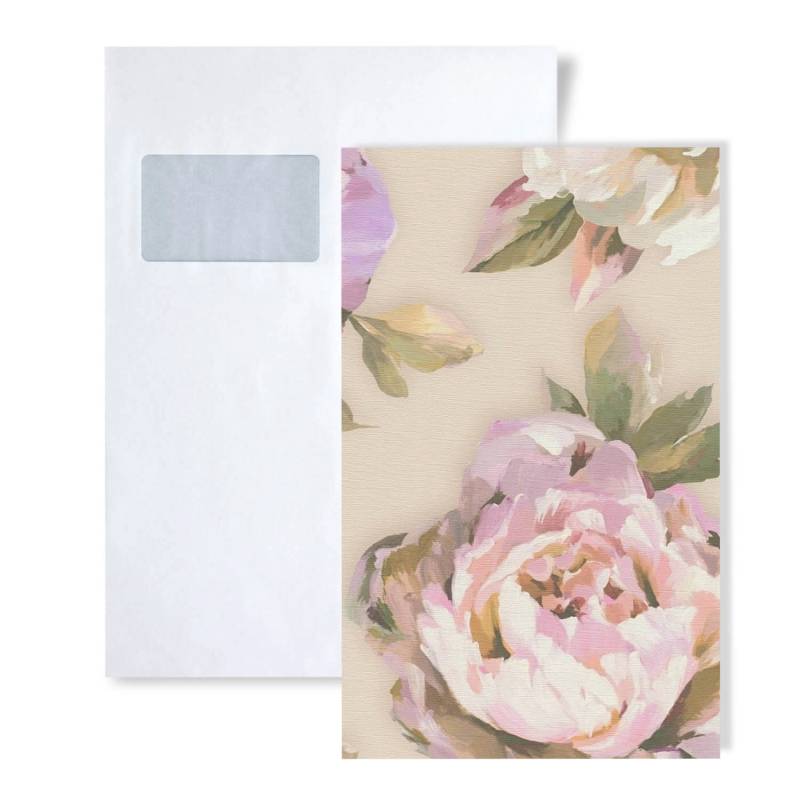 PROFHOME 1 MUSTERSTÜCK S-396081-GU DIN A4 MUSTER der Floralen Tapete PROFHOME 1 MUSTERSTÜCK S-396081-GU DIN A4 MUSTER der Floralen Tapete von Profhome