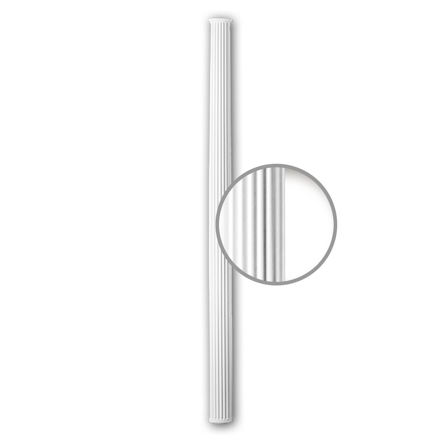 PROFHOME 116081 Halbsäulen Schaft Säule Zierelement Stuckdekor 15,8 cm x 240 cm x 7,8 cm Weiß PROFHOME 116081 Halbsäulen Schaft Säule Zierelement Stuckdekor 15,8 cm x 240 cm x 7,8 cm Weiß von Profhome