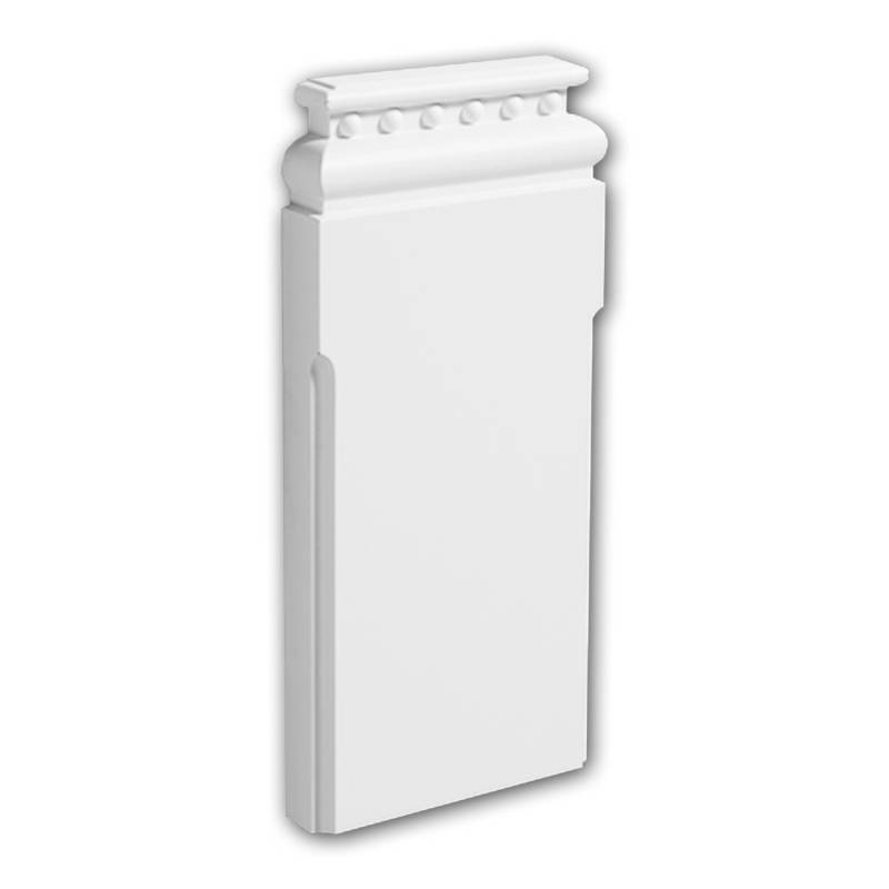 PROFHOME 123600 Pilaster Sockel Zierelement Flachsäule Wandsäule, 11,7 cm x 25,5 cm x 2,5 cm Weiß PROFHOME 123600 Pilaster Sockel Zierelement Flachsäule Wandsäule, 11,7 cm x 25,5 cm x 2,5 cm Weiß von Profhome
