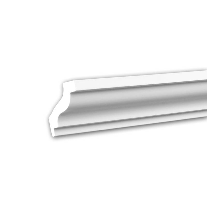 PROFHOME 150103F Flexible Eckleiste Stuckleiste aus Flexiblem Polyurethan 2 m 200 cm x 5 cm x 5 cm Weiß von Profhome