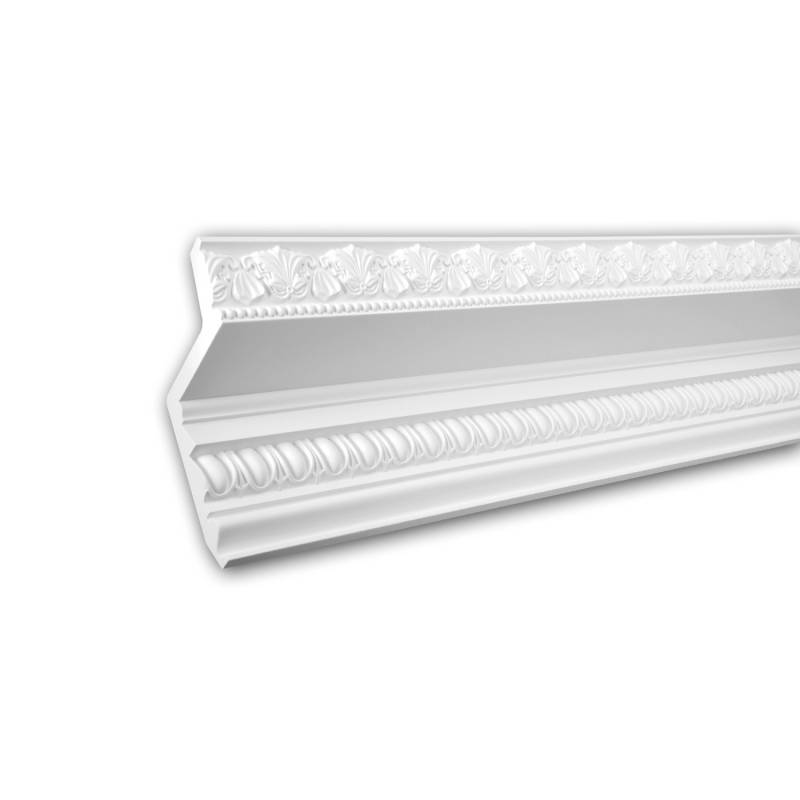 PROFHOME 150137F Flexible Eckleiste Stuckleiste aus Flexiblem Polyurethan 2 m 200 cm x 18,3 cm x 19 cm Weiß PROFHOME 150137F Flexible Eckleiste Stuckleiste aus Flexiblem Polyurethan 2 m 200 cm x 18,3 cm x 19 cm Weiß von Profhome