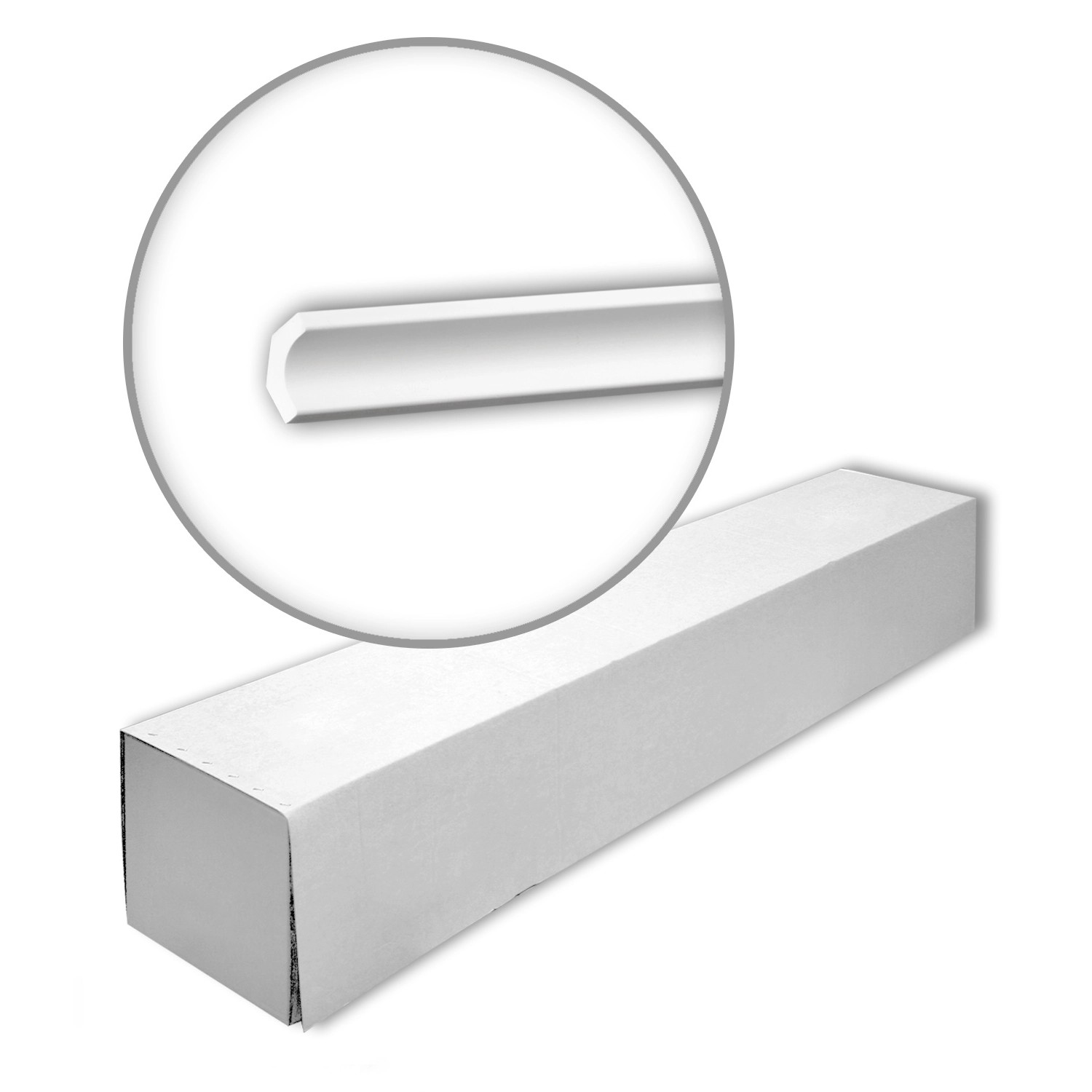 PROFHOME 150154 Eckleisten 1 Karton Set mit 24 Stuckleisten 48 m Weiß PROFHOME 150154 Eckleisten 1 Karton Set mit 24 Stuckleisten 48 m Weiß von Profhome