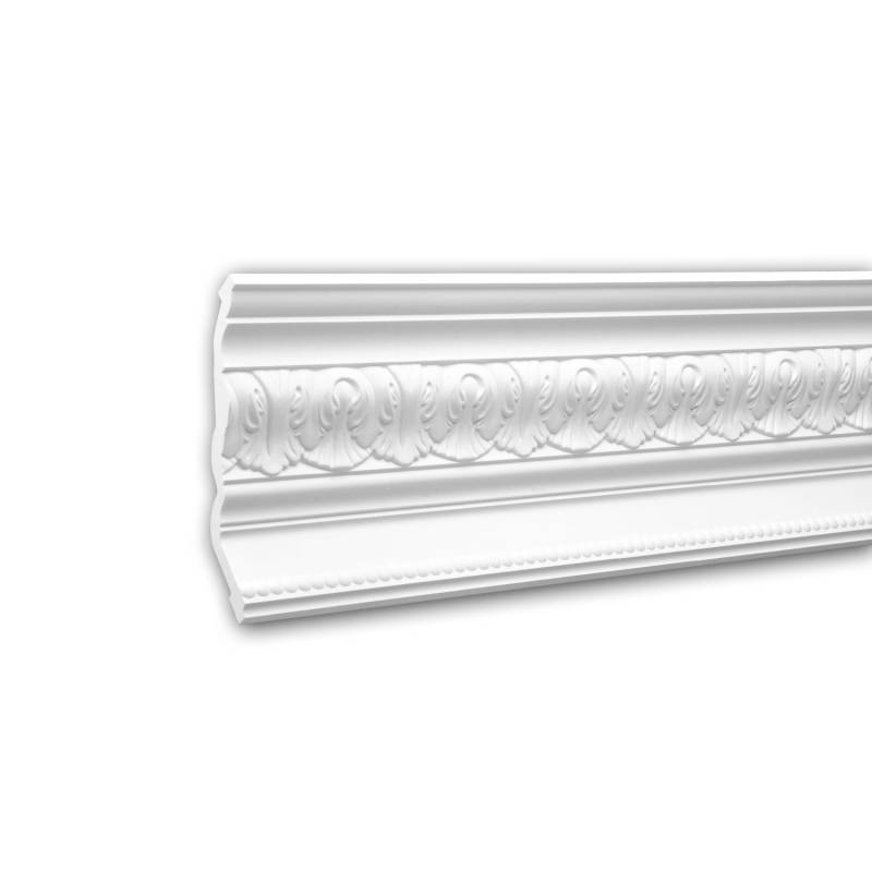 PROFHOME 150201F Flexible Eckleiste Stuckleiste aus Flexiblem Polyurethan 2 m 200 cm x 13 cm x 17 cm Weiß von Profhome