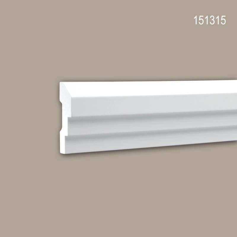 PROFHOME 151315 Wand- und Friesleiste Stuckleiste Zierleiste Wandleiste 2 m 200 cm x 2,2 cm x 7,5 cm Weiß PROFHOME 151315 Wand- und Friesleiste Stuckleiste Zierleiste Wandleiste 2 m 200 cm x 2,2 cm x 7,5 cm Weiß von Profhome