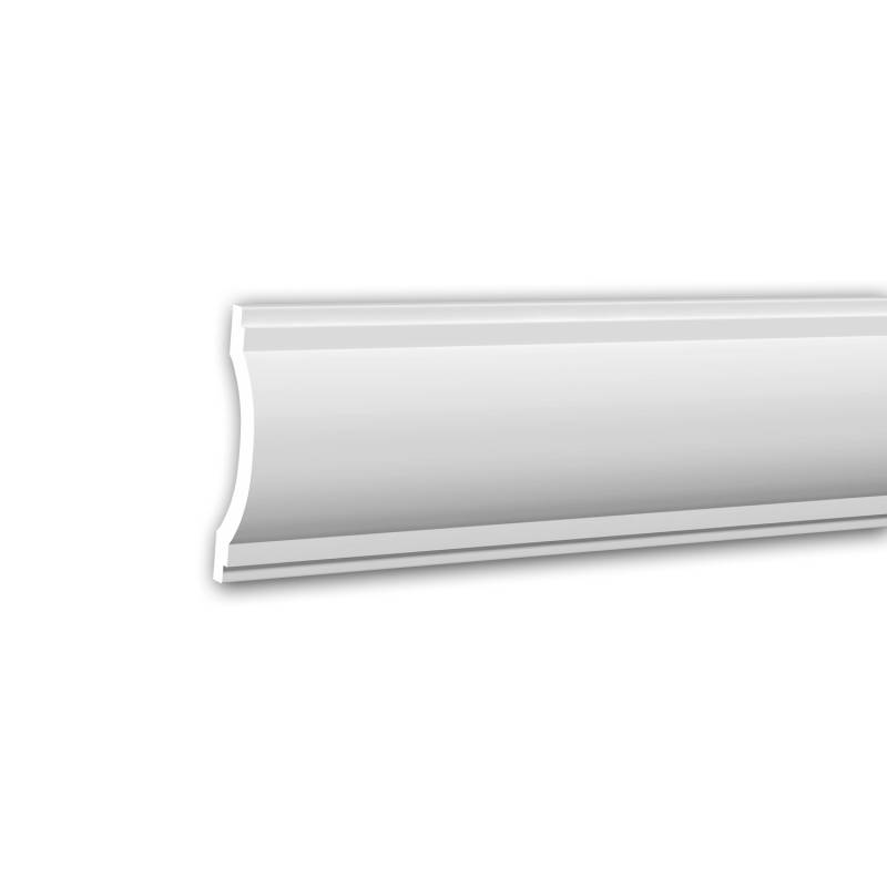 PROFHOME 151360F Flexible Wand- und Friesleiste Stuckleiste Zierleiste 2 m 200 cm x 1,2 cm x 7,2 cm Weiß PROFHOME 151360F Flexible Wand- und Friesleiste Stuckleiste Zierleiste 2 m 200 cm x 1,2 cm x 7,2 cm Weiß von Profhome