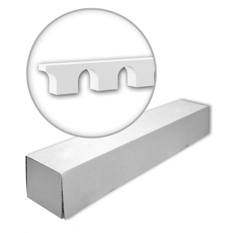 PROFHOME 151805-Box Wandleisten 1 Karton Set mit 4 Friesleisten 8 m Weiß PROFHOME 151805-Box Wandleisten 1 Karton Set mit 4 Friesleisten 8 m Weiß von Profhome