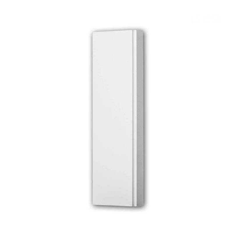 PROFHOME 154050 Türumrandung Sockel Türumrandung Zierelement 9 cm x 2,5 cm x 29,9 cm Weiß von Profhome