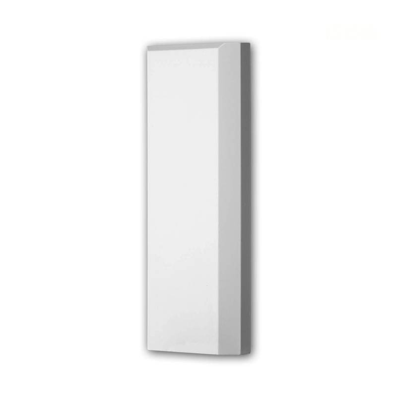 PROFHOME 154060 Türumrandung Sockel Türumrandung Zierelement 11 cm x 3 cm x 30 cm Weiß von Profhome