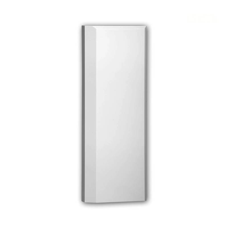 PROFHOME 154070 Türumrandung Sockel Türumrandung Zierelement 11 cm x 3 cm x 30 cm Weiß von Profhome