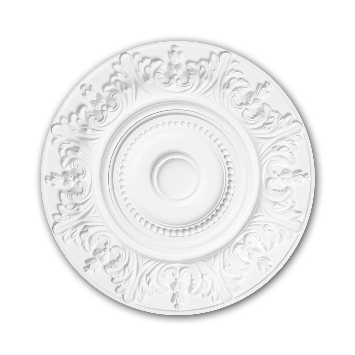 PROFHOME 156020 RoSette aus Polyurethan DeckenroSette Zierelement 47,0 cm 47,0 cm x 4,1 cm Weiß PROFHOME 156020 RoSette aus Polyurethan DeckenroSette Zierelement 47,0 cm 47,0 cm x 4,1 cm Weiß von Profhome