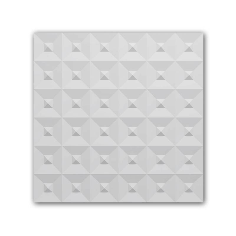 PROFHOME 159817 3D Wandpaneel Wandvertäfelung Akustikpaneel 0,25 m2 50 cm x 2 cm x 50 cm Weiß PROFHOME 159817 3D Wandpaneel Wandvertäfelung Akustikpaneel 0,25 m2 50 cm x 2 cm x 50 cm Weiß von Profhome