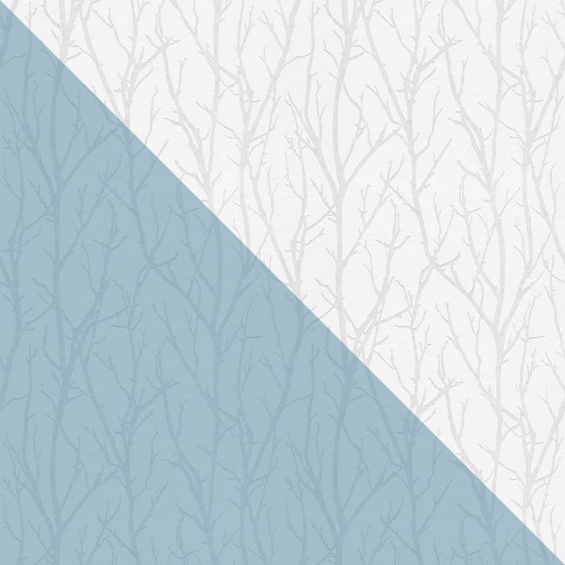 PROFHOME 321114-GU Natur Tapete Grafisch Matt Weiß 1,06 m x 25,00 m 26,50 m2 Weiß von Profhome