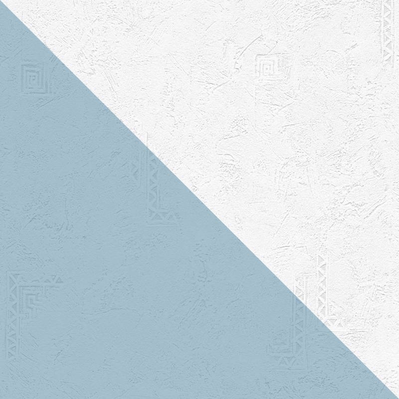 PROFHOME 321411-GU Spachtel Putz Tapete Grafisch Matt Weiß 0,53 m x 10,05 m 5,33 m2 Weiß von Profhome