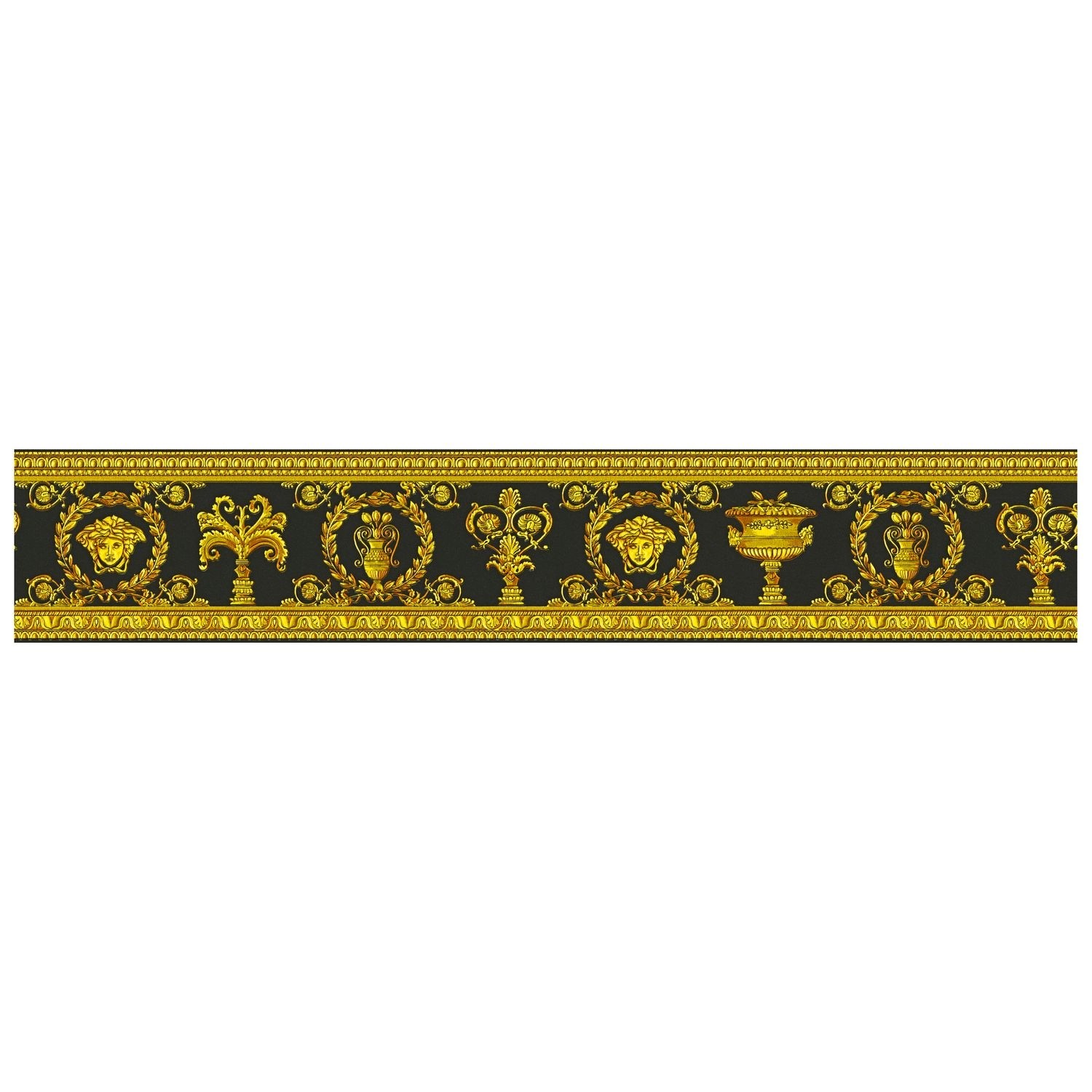 PROFHOME 343051-GU Exklusive Luxus Tapete Barock Matt Gold Gelb Schwarz 0,45 m2 0,09 m x 5,00 m 0,45 m2 Gold PROFHOME 343051-GU Exklusive Luxus Tapete Barock Matt Gold Gelb Schwarz 0,45 m2 0,09 m x 5,00 m 0,45 m2 Gold von Profhome