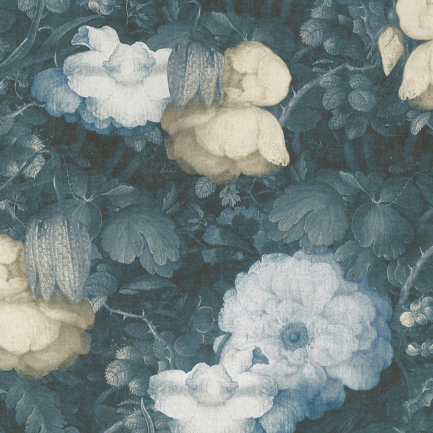 PROFHOME 369213-GU Blumen Tapete Floral Matt Blau Grün Gelb 0,53 m x 10,05 m 5,33 m2 Blau PROFHOME 369213-GU Blumen Tapete Floral Matt Blau Grün Gelb 0,53 m x 10,05 m 5,33 m2 Blau von Profhome